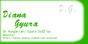 diana gyura business card